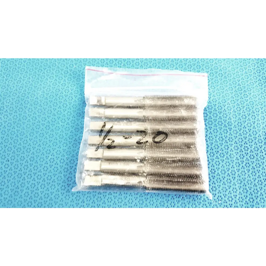 1/2’’-20 NF High-Speed Steel (HSS) Plug Tap - Straight-flute threading tap