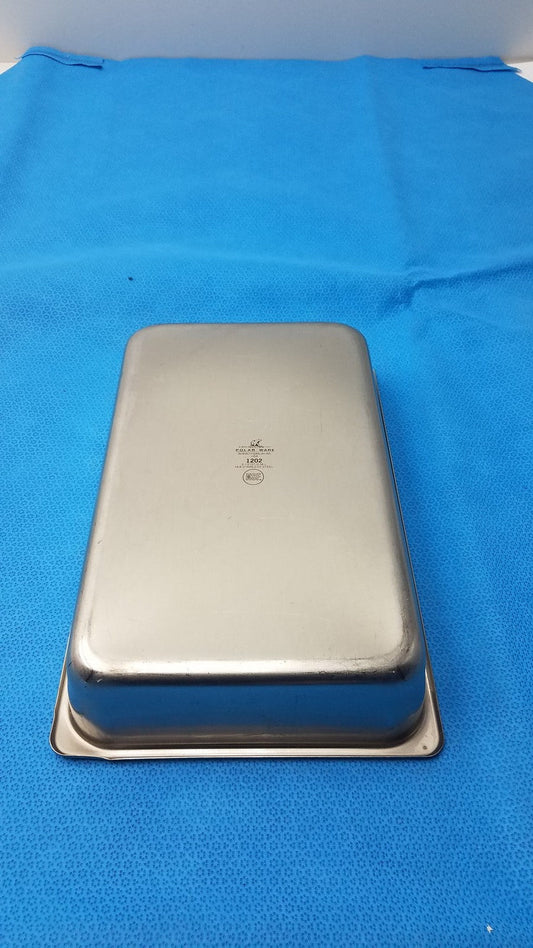 10’’ Stainless Steel Foodservice Pan – 2.5’’ Deep Steam Table Insert Used