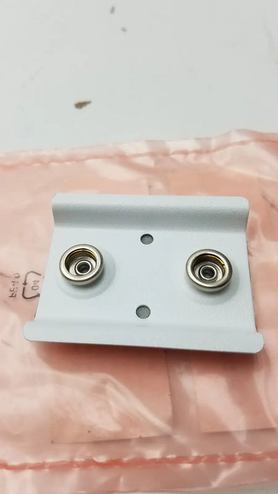 2 PIN Metal Plate Wall Socket With Back Double Tape