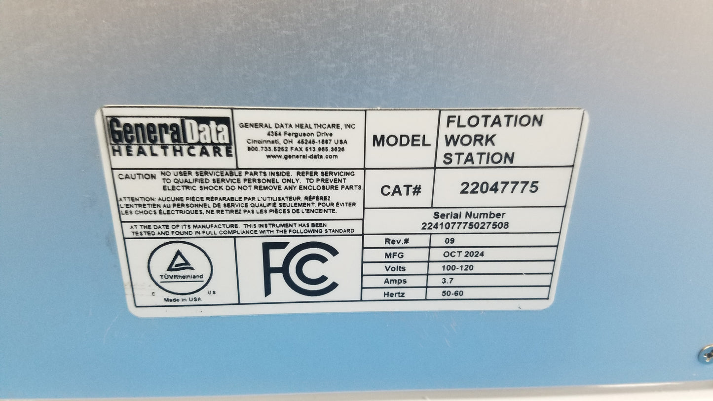 Fisher Healthcare 22047775 Tissue Flotation Work Station