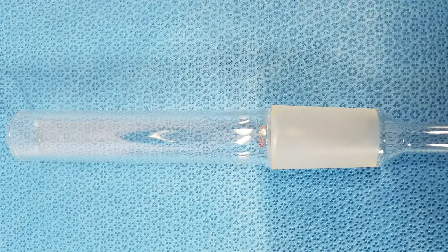 29/42 Male Joint Lab Glass Straight Receiver Adapter Borosilicate Quickfit - Laboratory Glassware