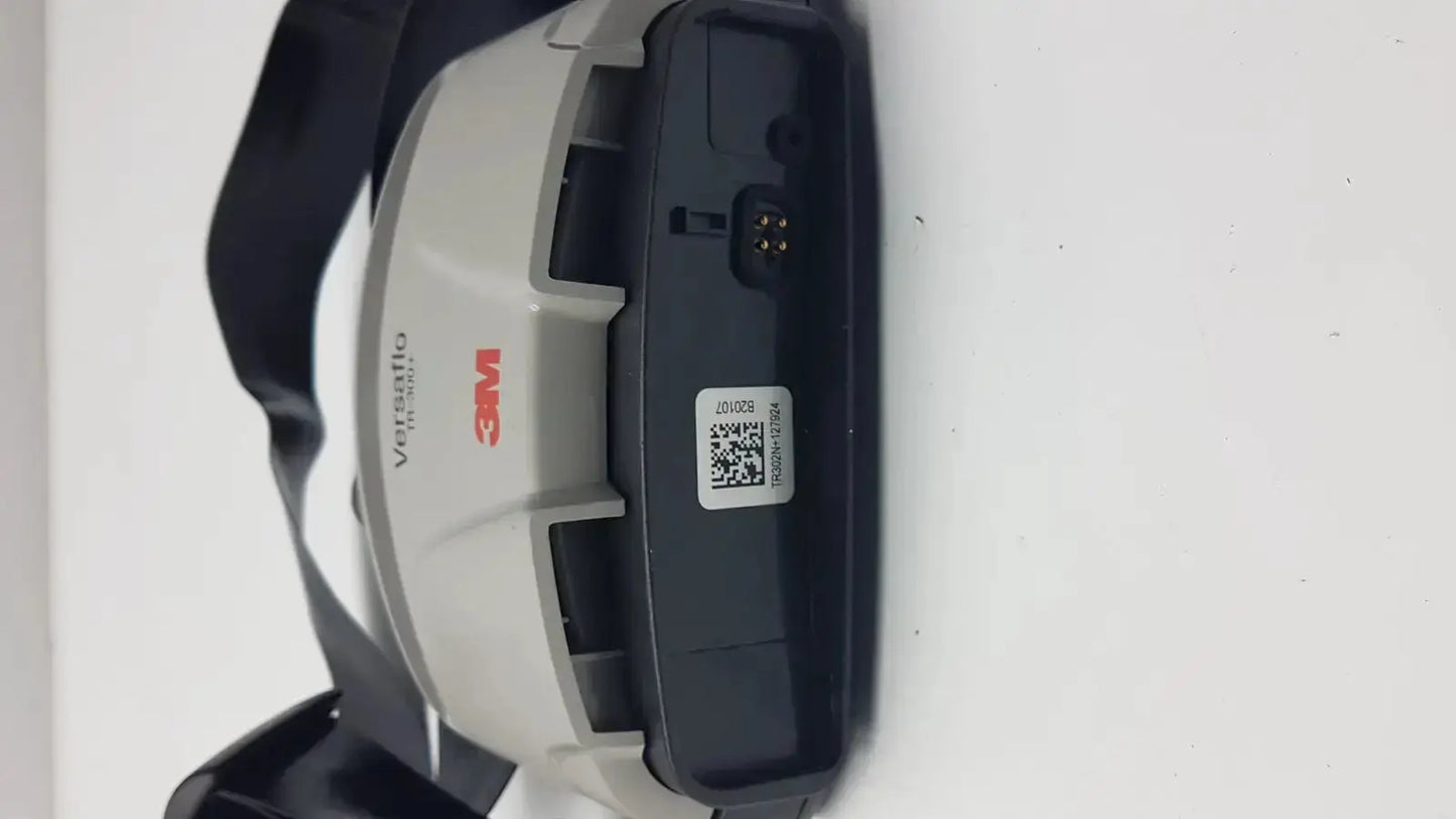 Gray and black 3m versaflo tr-301n+ vr headset with matte finish and adjustable head strap for tr-300n+ respirator