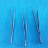 Adson Kocher Rat Tooth & Fine Straight Jeweler Forceps – lot of 3