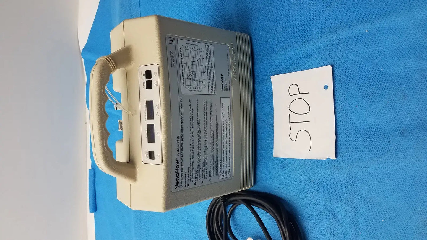 Aircast VenaFlow System 30A Compression Device – DVT Clot Prevention (Tested) - Intermittent Pneumatic