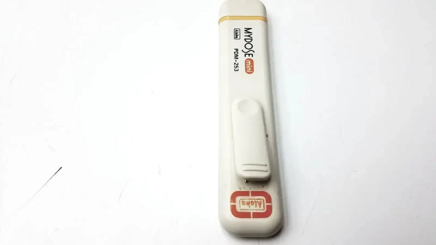 White mydose mini dosimeter usb flash drive with red and black branding for aloka pdm-253 mydose mini dosimeter