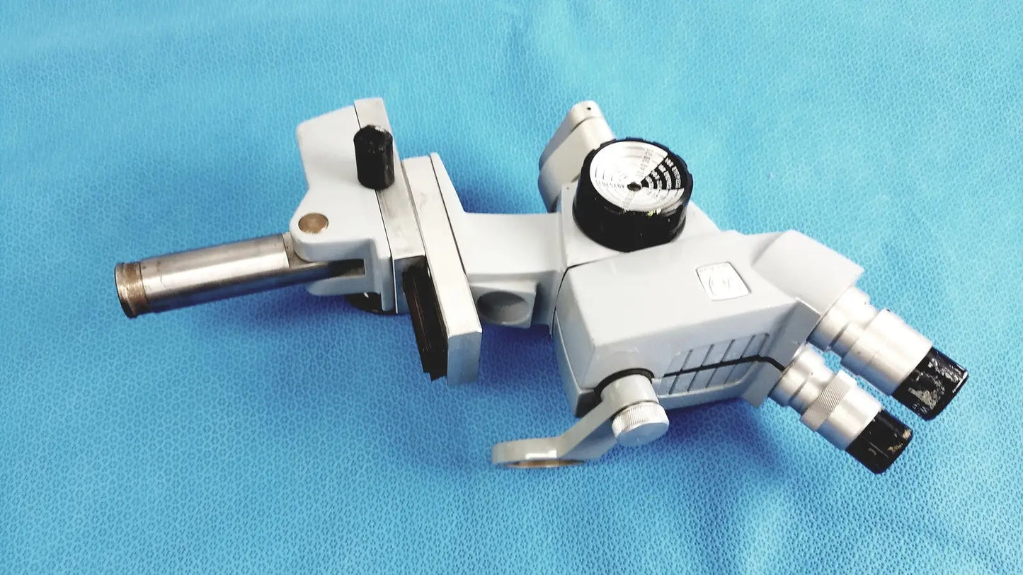 AO Spencer 264 Binocular Microscope Head with Zoom Control Dial