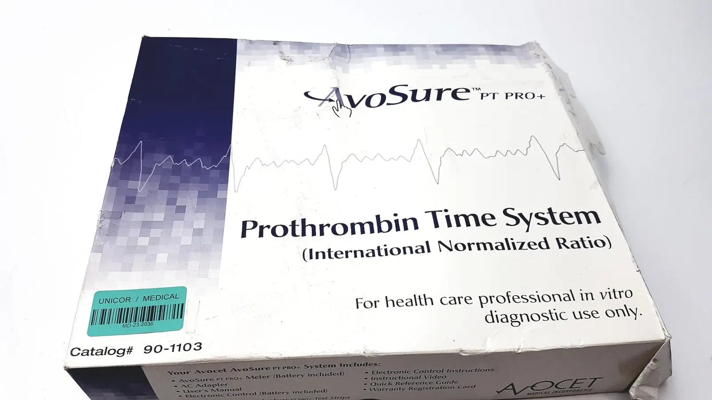 Avosure Pt Pro+ Prothrombin Time System 90-1103