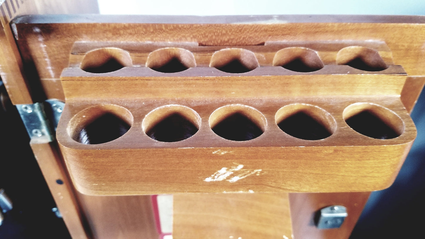 Bausch & Lomb Optical Co. Microscope in Wood Eimer