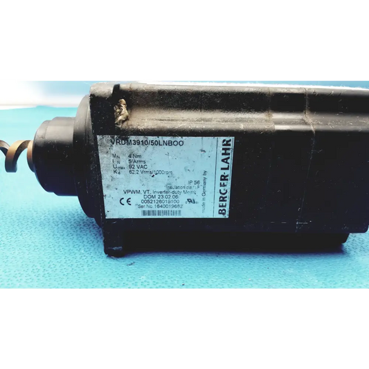 BERGER LAHR VRDM3910/50LNB00 AC Servo Motor 4Nm 92VAC IP56 Screw Shaft - servo motor