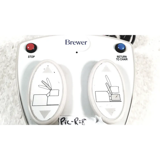 Brewer High Low Power Exam Foot Pedal Table - Footswitch