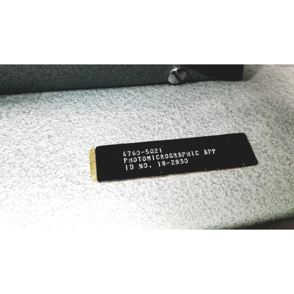 Carl Zeiss 59596 6760-5021 Photomicroscope Binocular Microscope