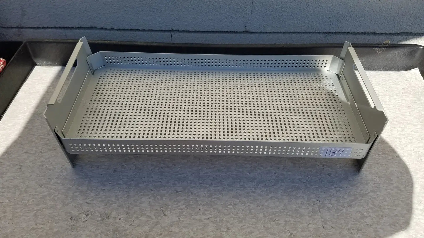 Case Medical Perforated Basket Aluminum Sterilization Insert Tray