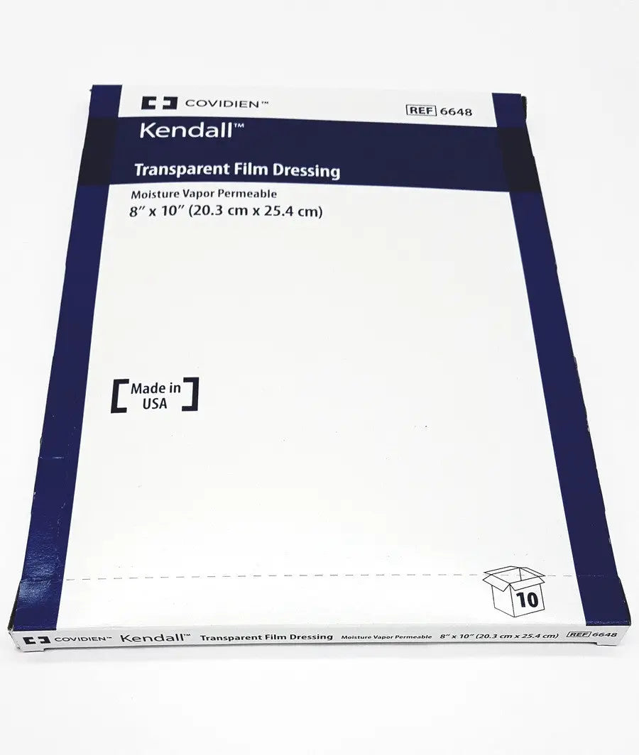 Covidien 6648Kendall Transparent Film Dressing 8"X10" - 10/BX Exp. 2025