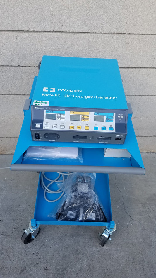 Covidien Force FX-C Electrosurgical Generator ESU with E6009 E6008 Trolley - (ESU)