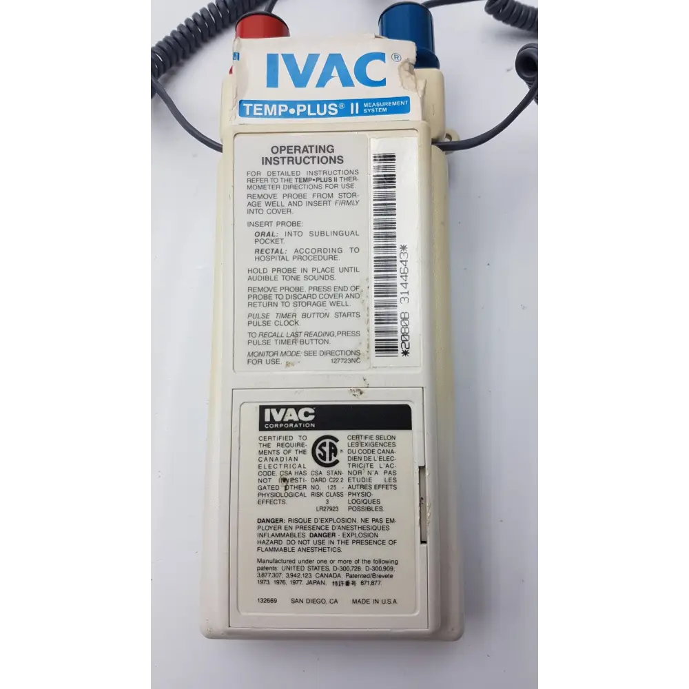 Covidien Genius 3 Tympanic Thermometer Ear Temperature Monitor SMF0611-00