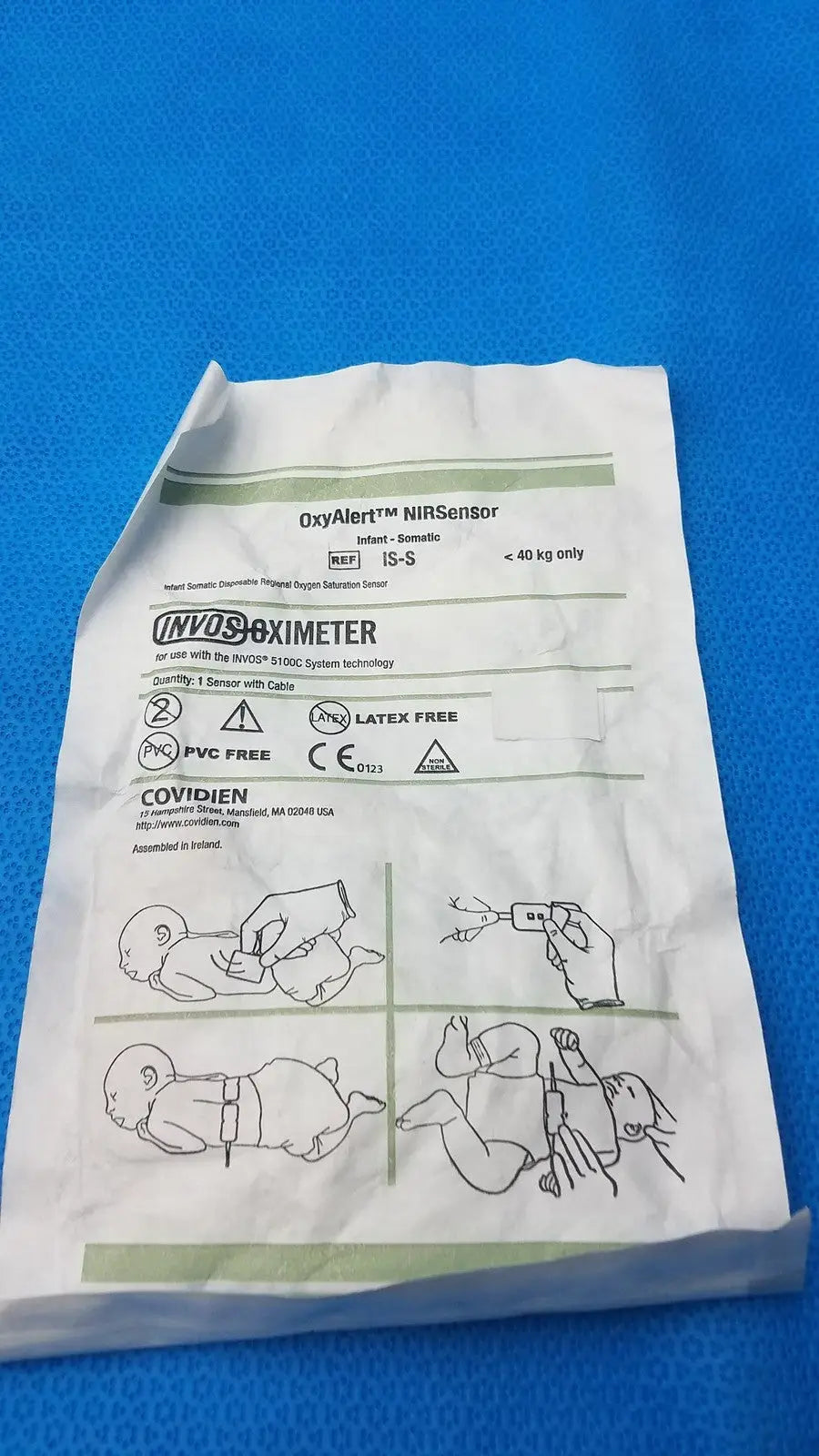 Covidien Infant Regional Saturation Sensor – 40 kg - used - Oximetry