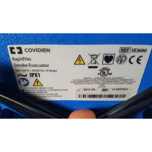Covidien SE3690 Smoke Evacuator