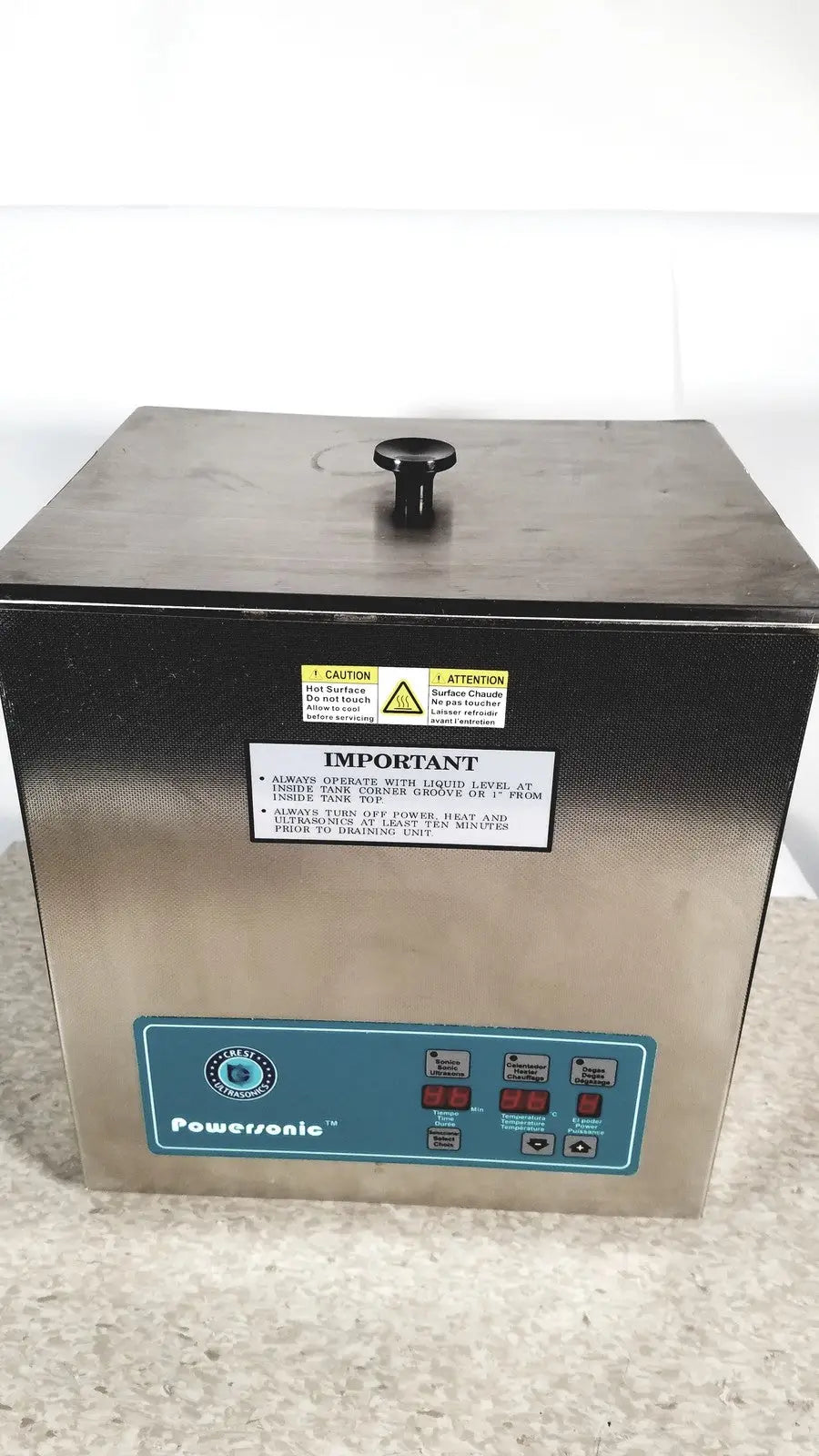 Crest Ultrasonic Powersonic Ultrasonic Cleaner Model P1100D