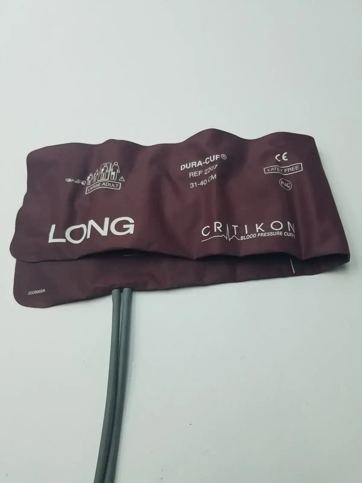 Critikon Dura-Cuf 2207 Blood Pressure Cuff Adult Long 31-40 cm