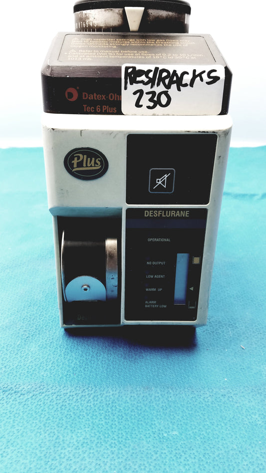 Datex-Ohmeda Tec 6 Plus Desflurane Anesthesia Vaporizer