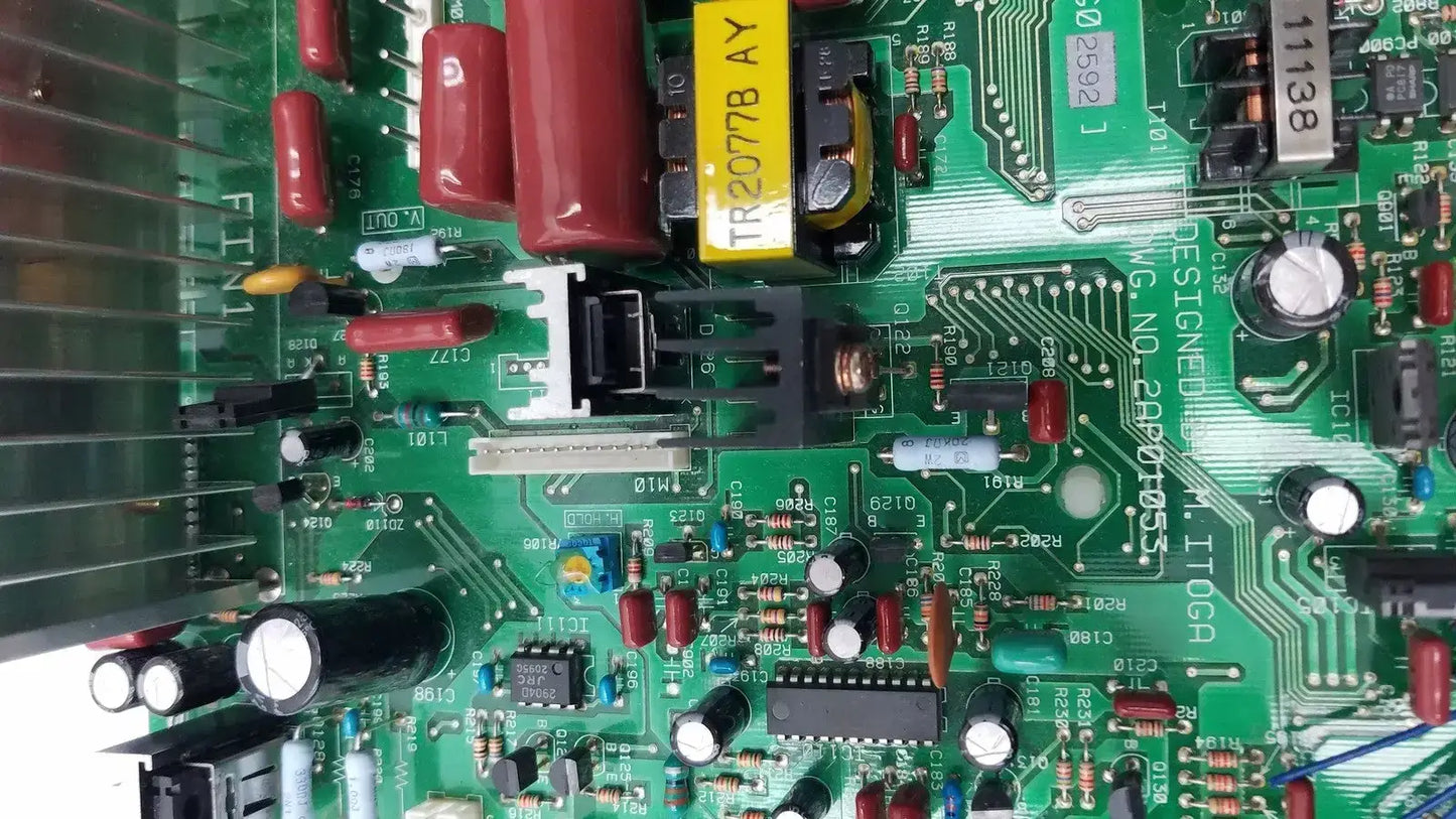 Designed by M IT0GA DWG No 2AP01053 Control Board