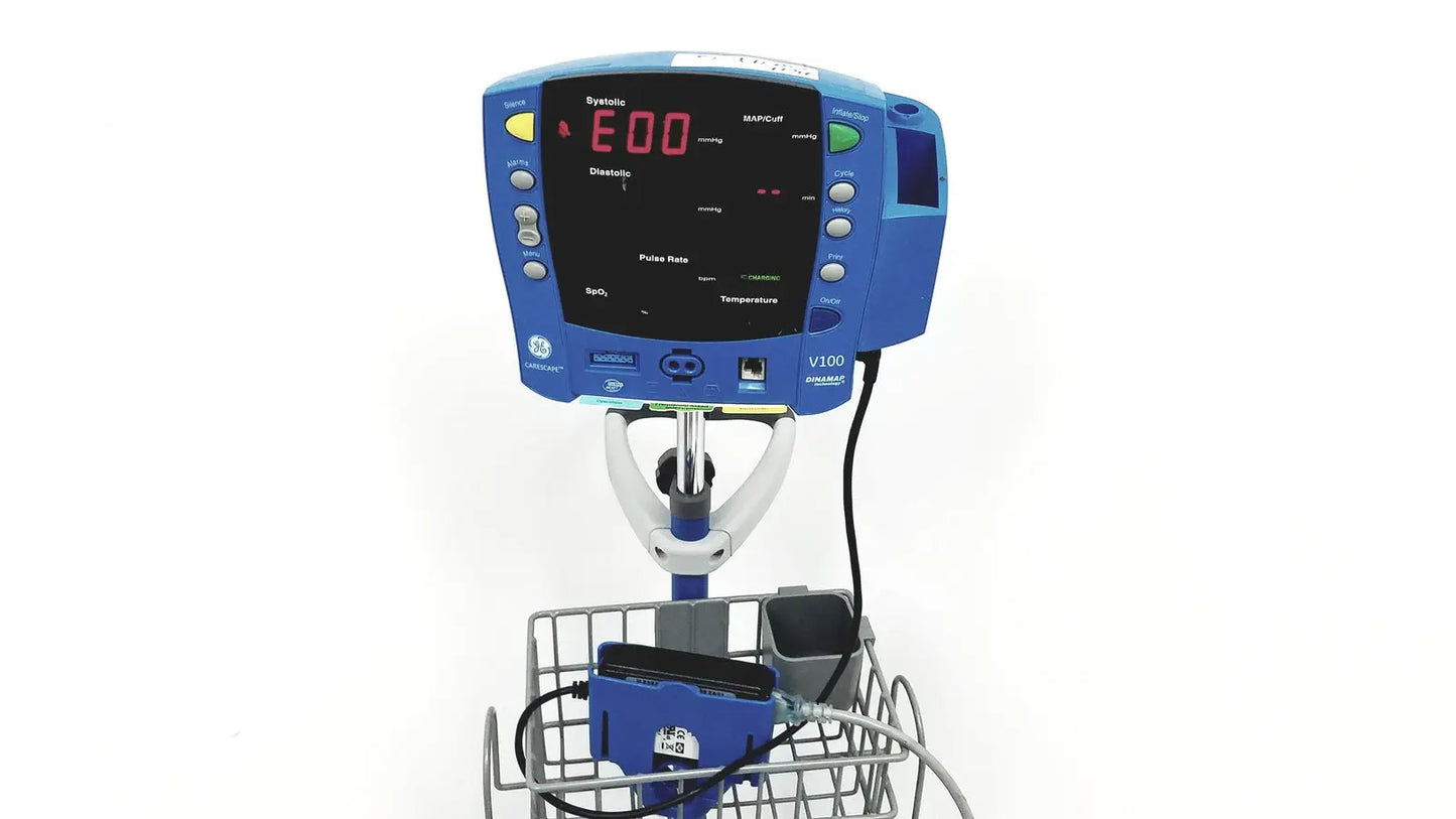 Dinamap V100 Vital Signs Monitors With Rolling Stand
