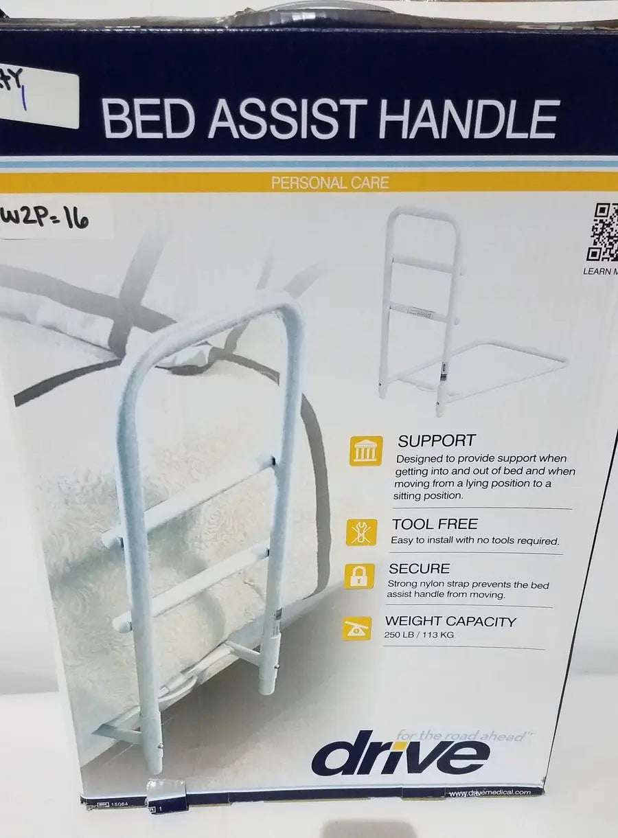 Drive Medical 15064 Home Bed Assist Grab Rail – Adjustable Support Handle