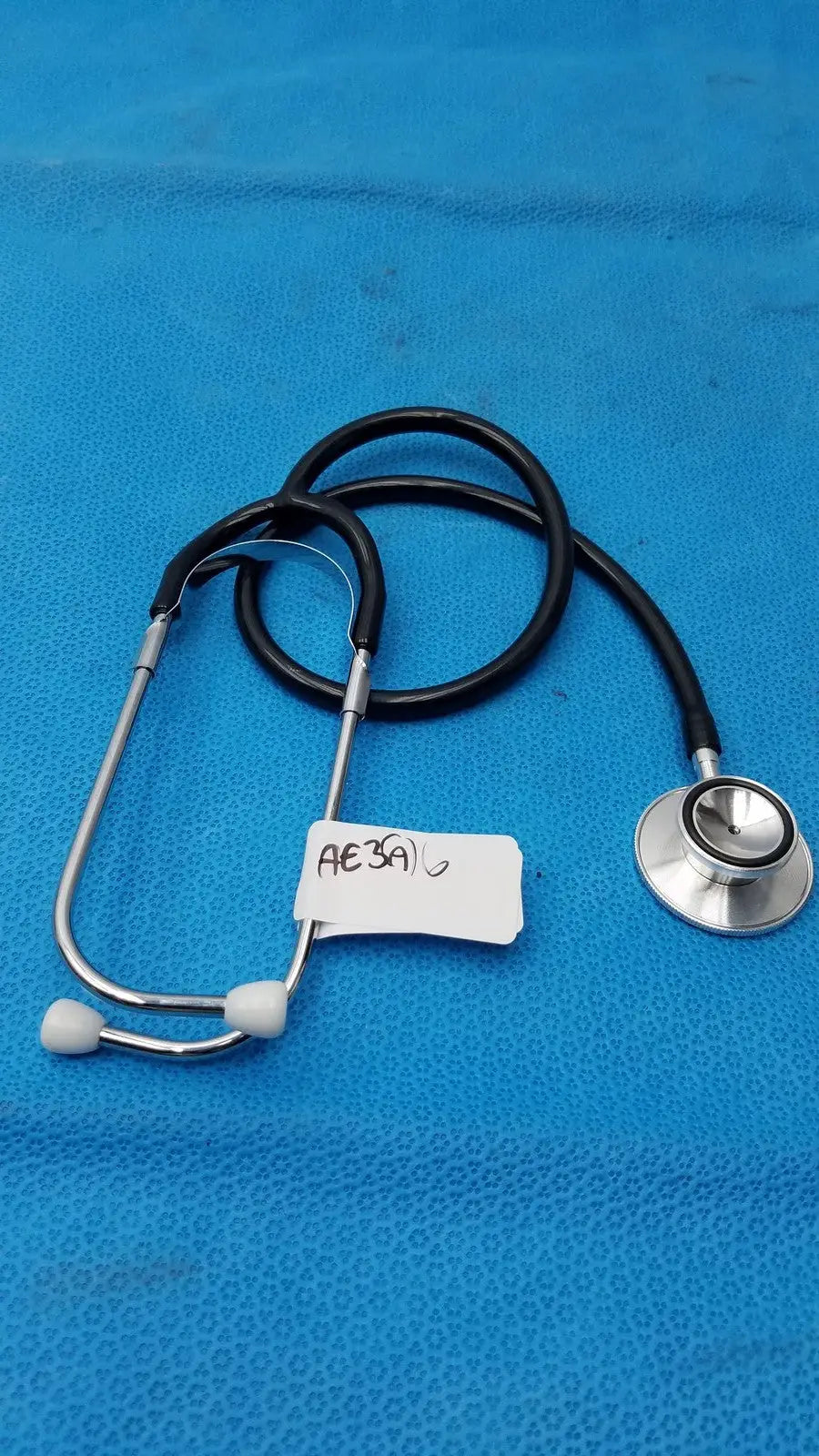 Dual Head Stethoscope Black Professional Acoustic 2-Sided Chestpiece