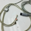 EKG ECG Cable 3 Lead Wire Snap Type for Patient Monitors 6 Pin