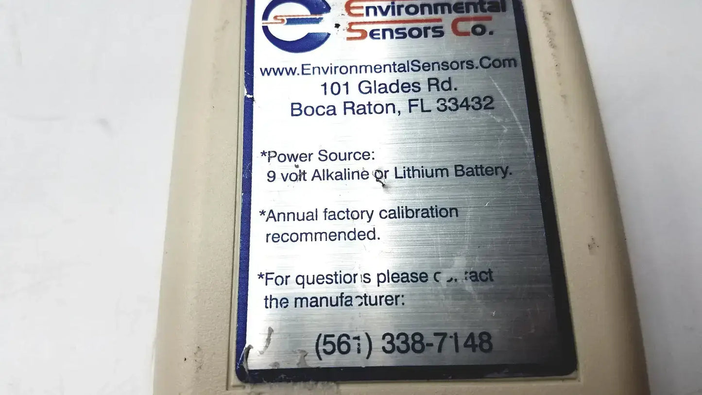 Environmental Sensors Z-100 Ethylene Oxide Meter