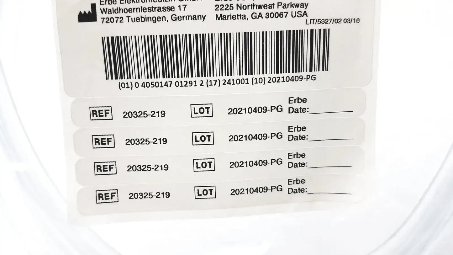ERBEFLO CleverCap CO2 Olympus Connector Tube 20325-219 - Endoscopy