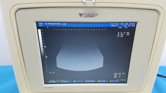Fukuda Denshi Tellus UF-750XT Diagnostic Ultrasound Imaging System - Portable