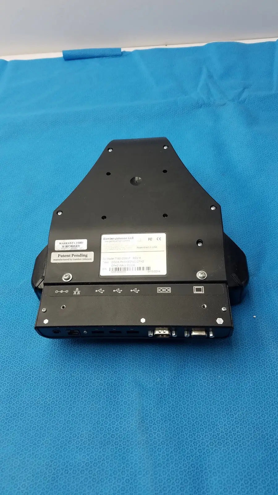 Gamber Johnson 7160-0358-P Rev H Dock-Panasonic-CFH2 Wall Dock