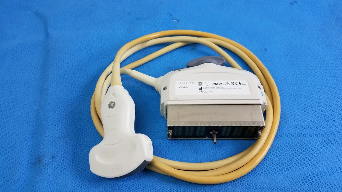 GE C1-6-D Ultrasound Transducer Probe for Compatible GE Imaging Systems