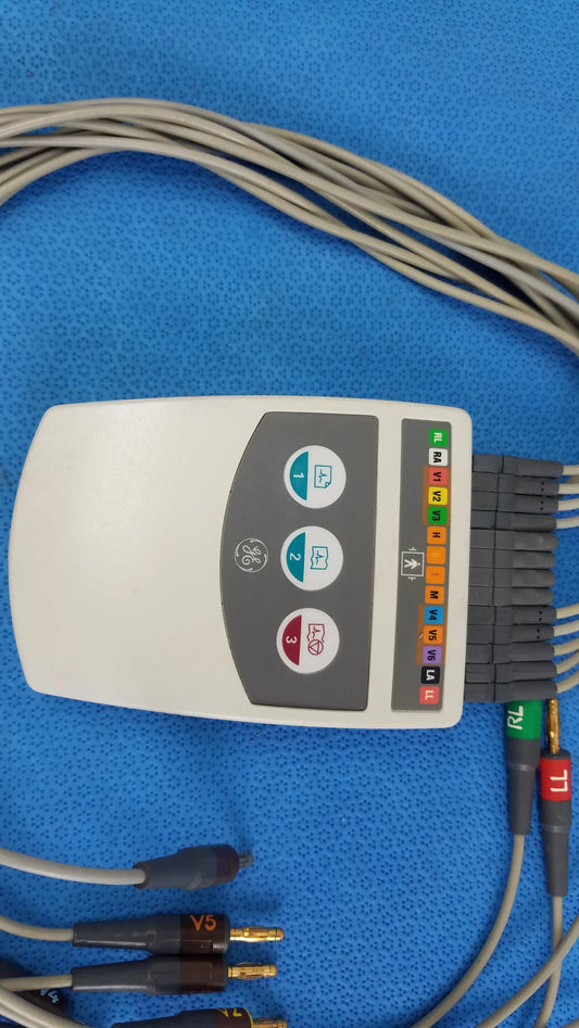 GE CAM 14 ECG Acquisition Module With Leads