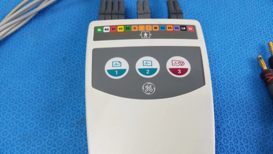GE CAM 14 ECG Acquisition Module With Leads Ref 900995-001