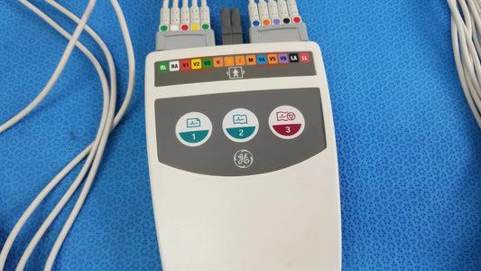 GE CAM 14 ECG Acquisition Module With Leads Ref 900995-001
