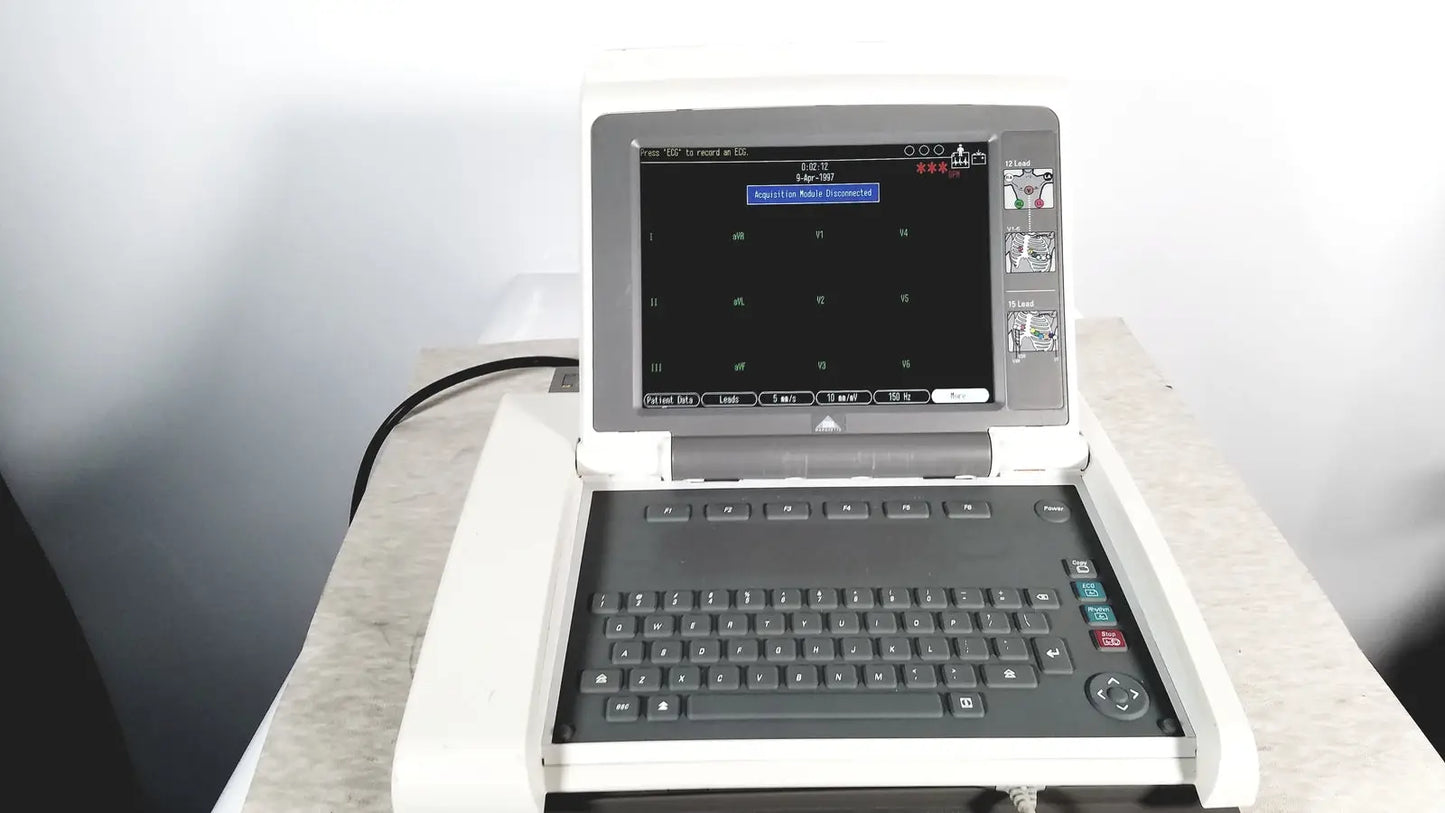 GE MAC 5500 HD Resting Electrocardiogram System ECG Machine with Color Display