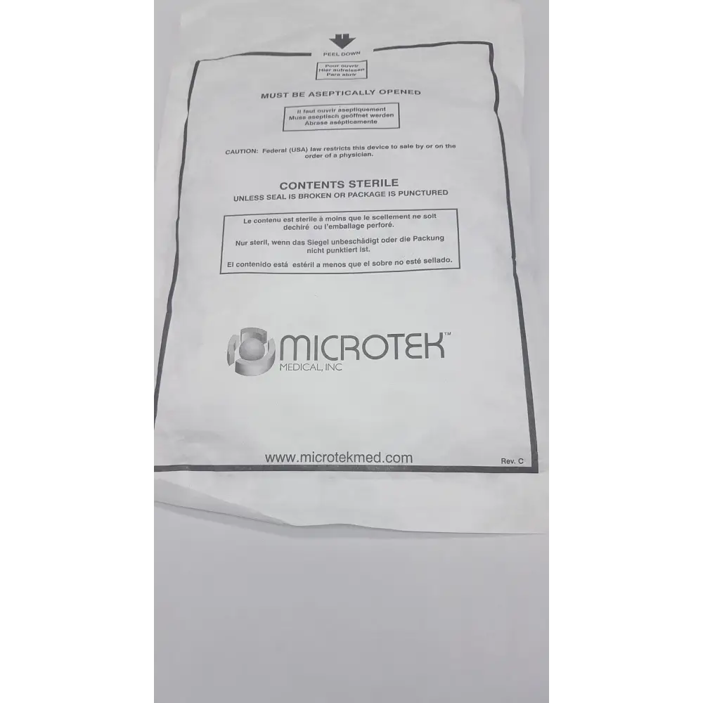 Genesys 63654RT Banded Bag With Rubber Band and Tape - Medical Disposable