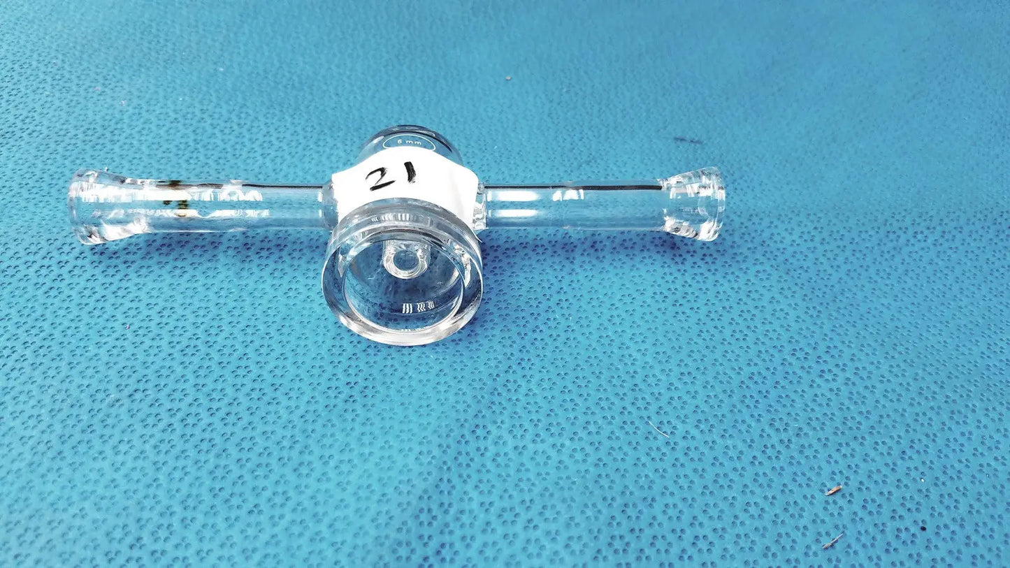Glass Lab Adapter 24/40 Joint with Stopcock Valve Borosilicate Chemistry Use