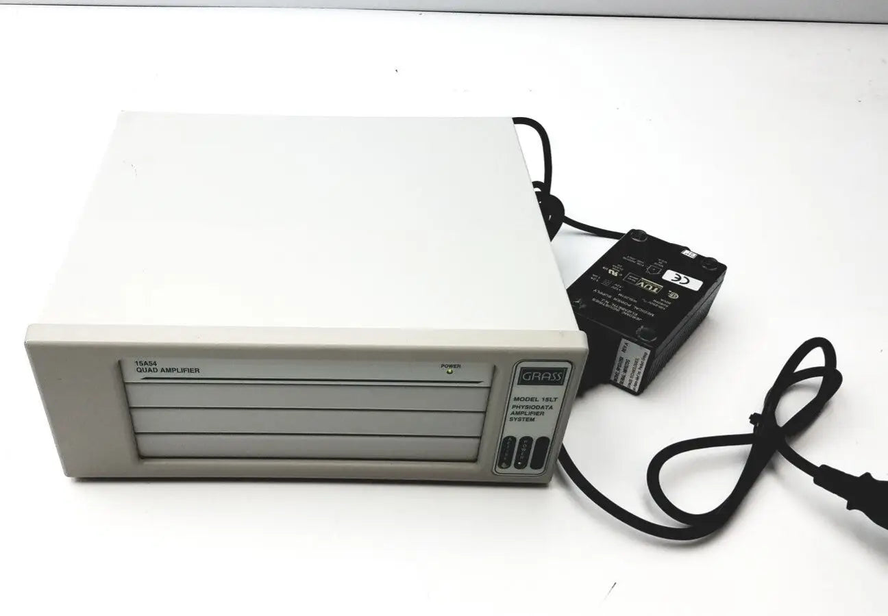 Grass 15LT PHYSIODATA AMPLIFIER SYSTEM, 15A54 QUAD AMPLIFIER With Power Supply