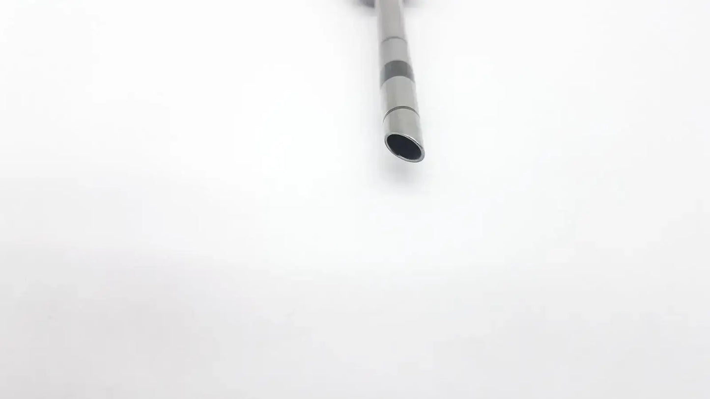 Silver metallic intuitive surgical vinci 5mm pen with sleek cylindrical body and black accents used medical equipment for sale
