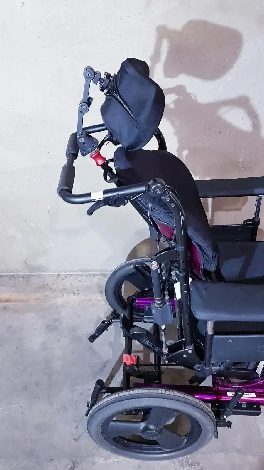 Ki Mobility Focus CR Tilt In Space Wheelchair Adjustable All Show in Pictures - Tilt-in-Space