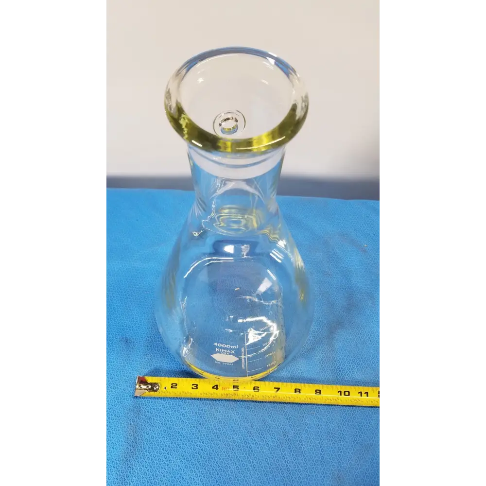 KIMAX Glass Beaker 4000 mL Graduated Heavy-Duty Rim Laboratory Ware - Glassware