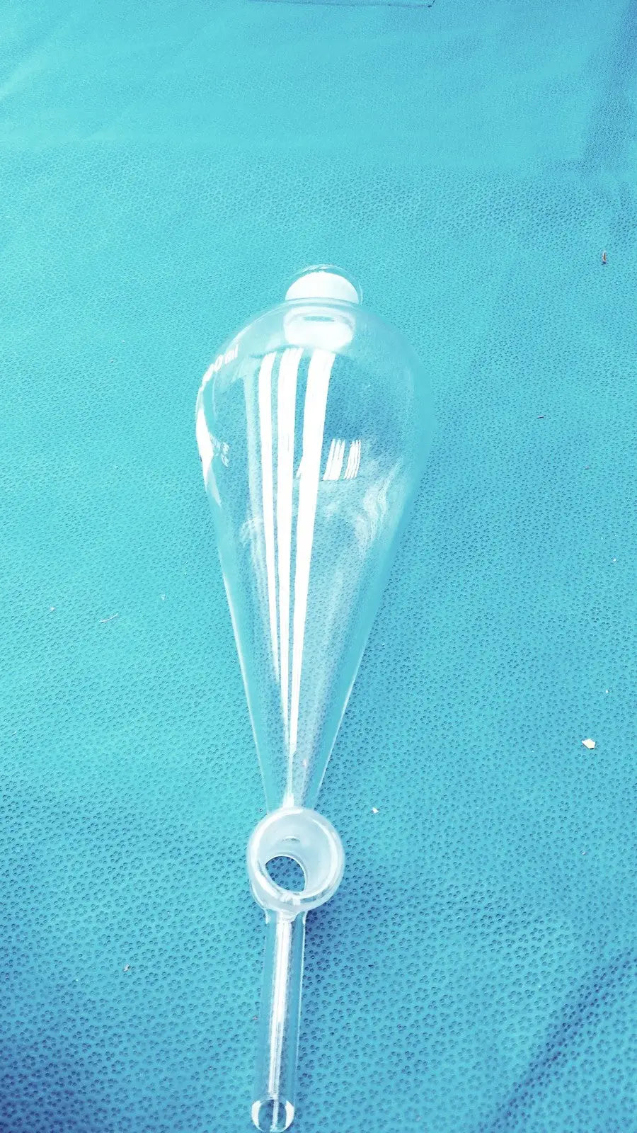 KIMAX Glass Separatory Funnel 500 ML with PTFE Stopcock & Glass Stopper