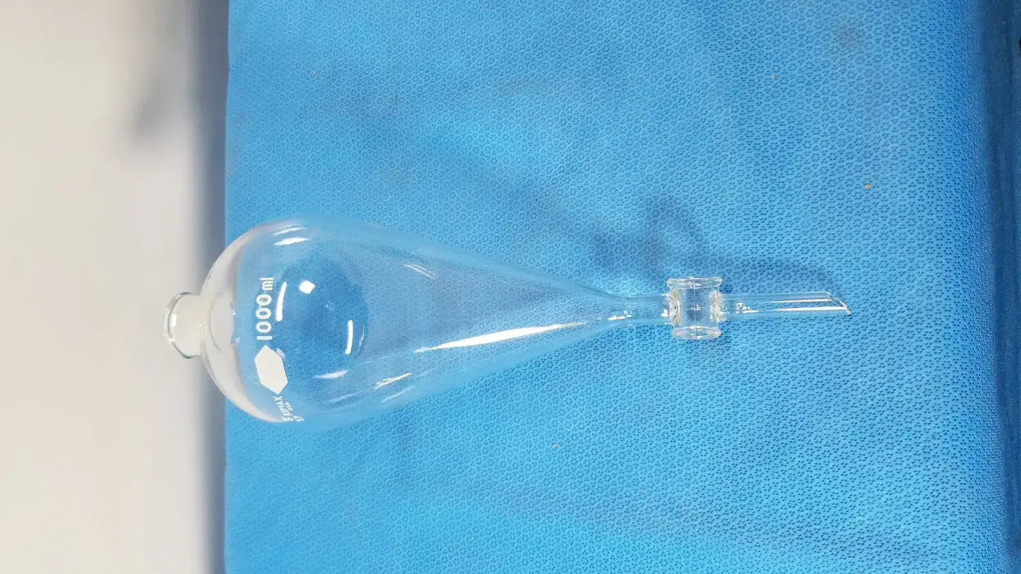 Kimax Kimble Separatory Funnel 1000 mL Borosilicate Glass Laboratory Ware