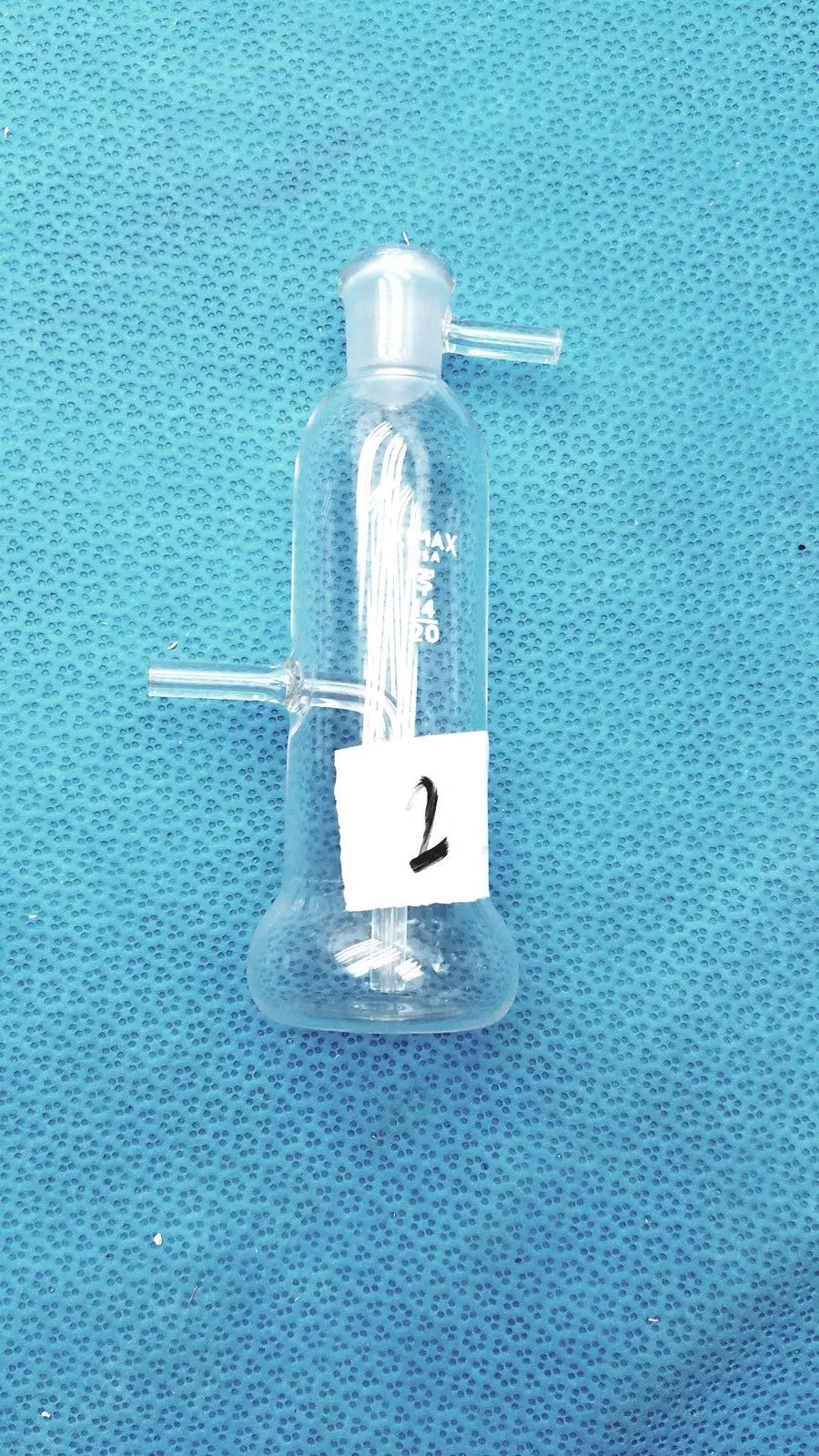 Kimax Stetser-Norton Absorption Bulb Borosilicate Glass Lab Gas Apparatus