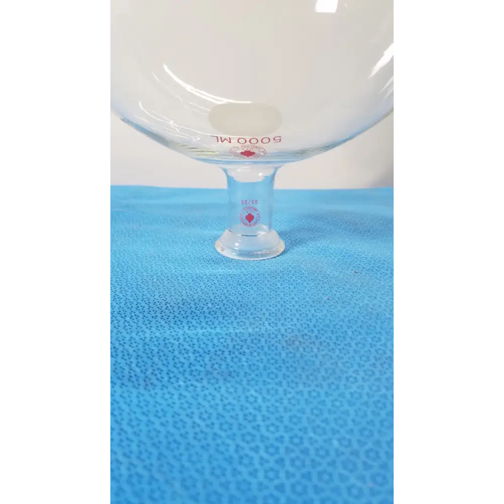 Kontes 5000 mL Glass Flask Round Bottom 35/25 Spherical Joint Ball & Socket - Laboratory Glassware
