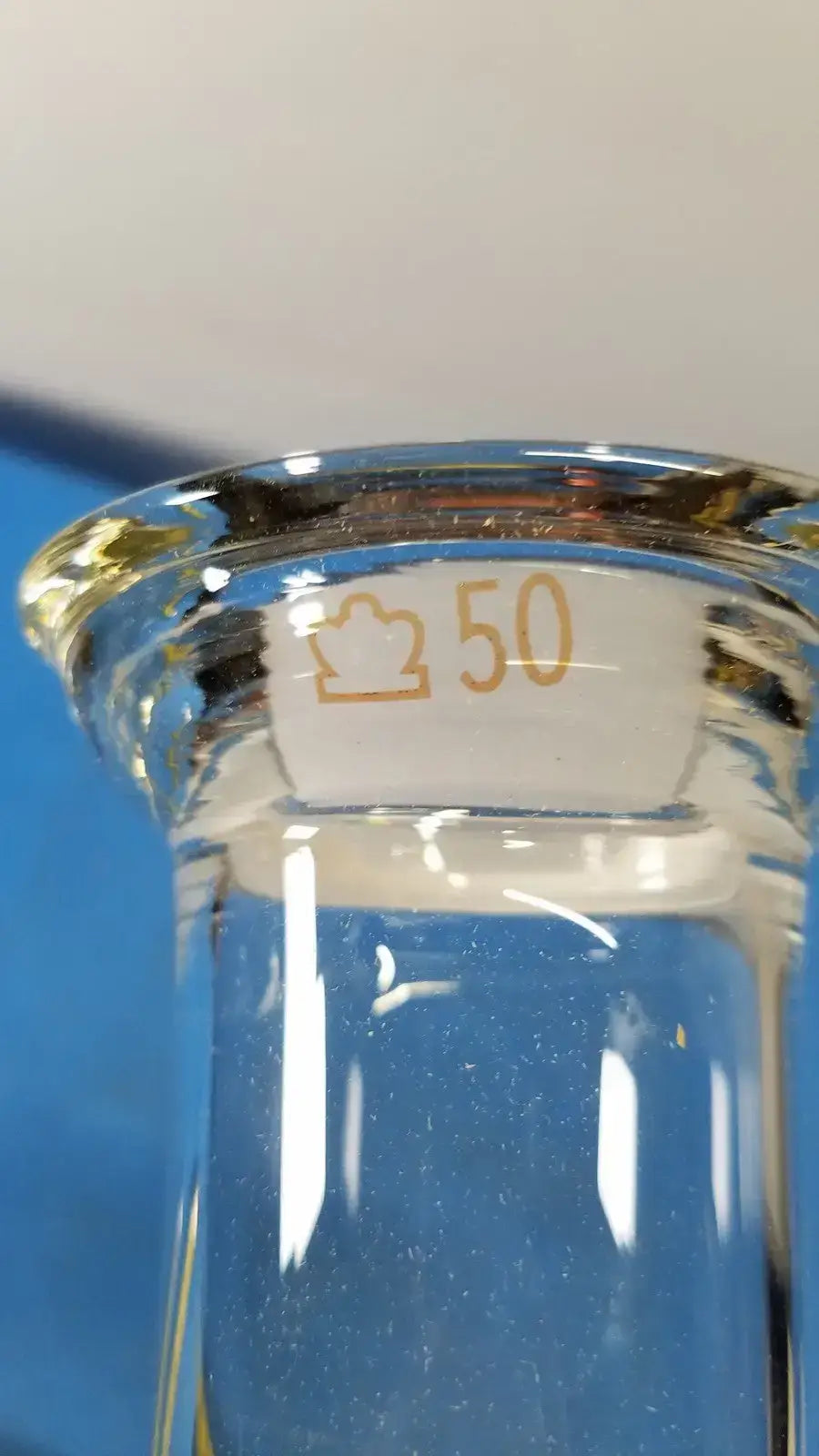 Kontes 50mm Laboratory Glass Cylinder Adapter Borosilicate