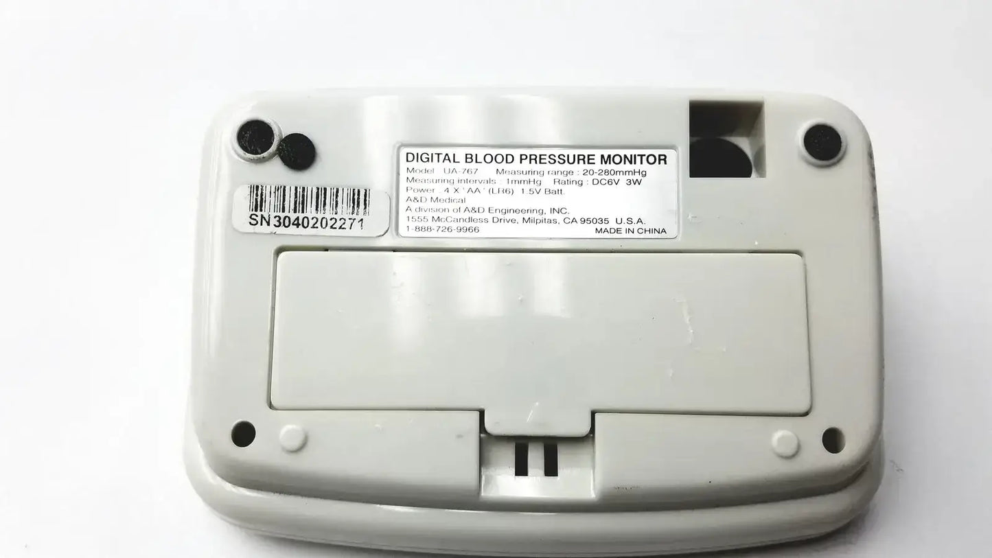 Life Source Model UA-767 Digital Blood Pressure Monitor